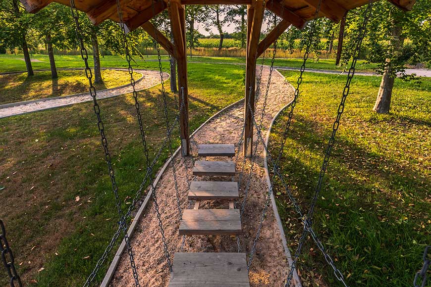 leguano Barfusspark Friedeburg: Balance-Pfad