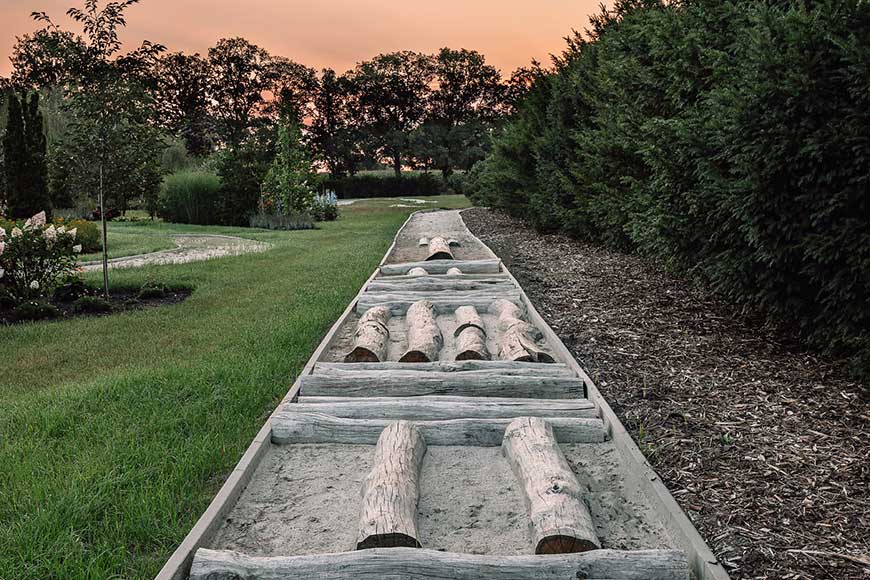 leguano Barfusspark Friedeburg: Balance-Pfad